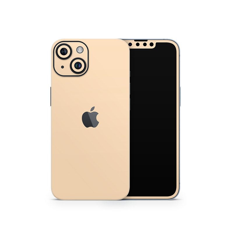 SkinNit Decal Sticker Skin Apple iPhone 15 Plus Pastel Matte Orange