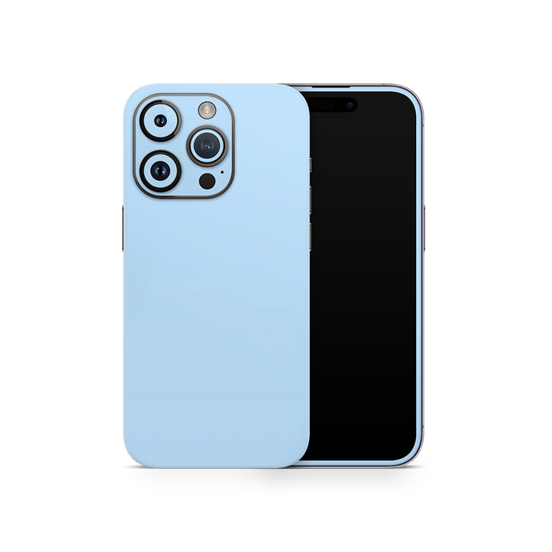 SkinNit Decal Sticker Skin Apple iPhone 15 Pro Pastel Blue