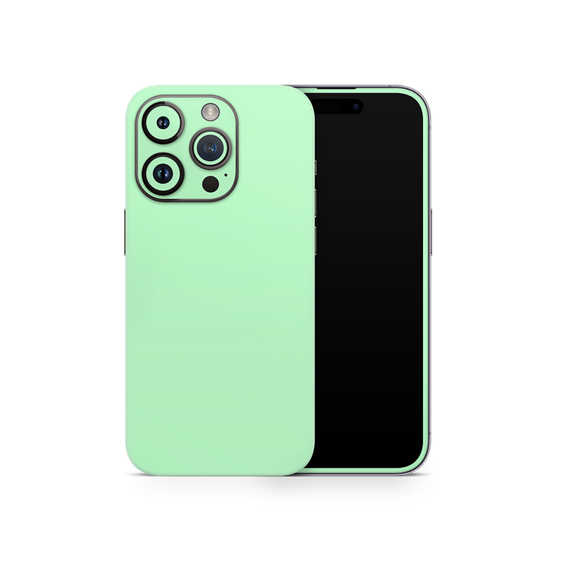 SkinNit Decal Sticker Skin Apple iPhone 14 Pro Max Pastel Green (Decal Skin)