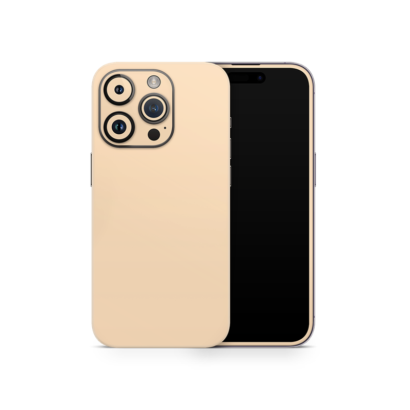 SkinNit Decal Sticker Skin Apple iPhone 15 Pro Max Pastel Matte Orange