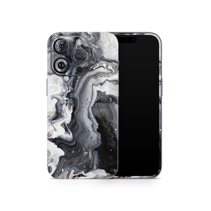 SkinNit Decal Sticker Skin Apple iPhone 15 Pro Max Marble White Desert