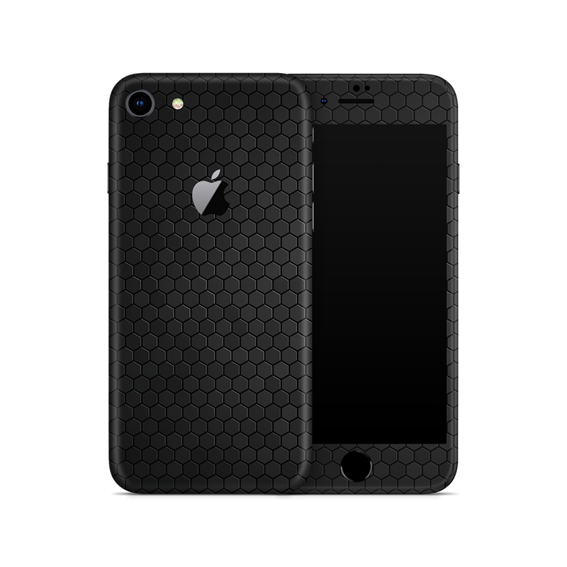 SkinNit Decal Sticker Skin Apple iPhone 8 Honeycomb Black (Decal Skin)