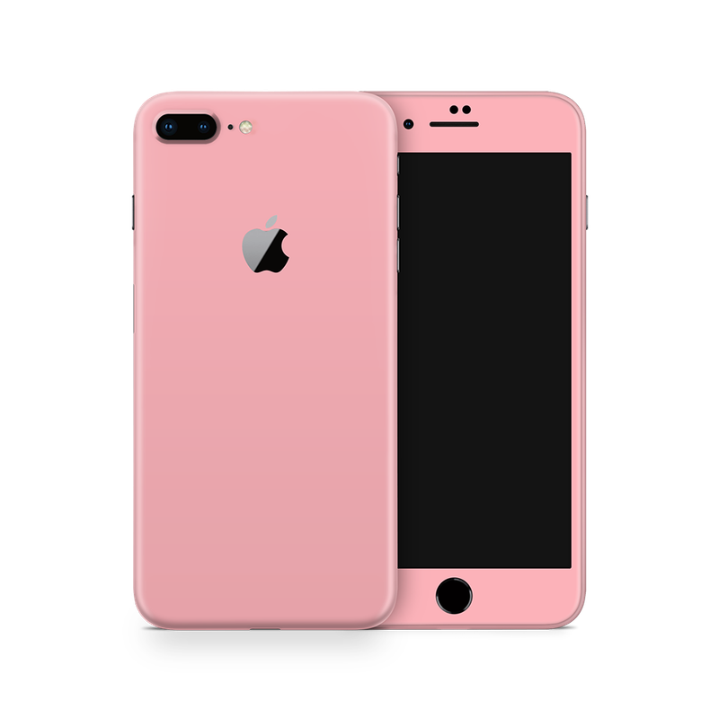 SkinNit Decal Sticker Skin Apple iPhone 8 Plus Pastel Pink (Decal Skin)