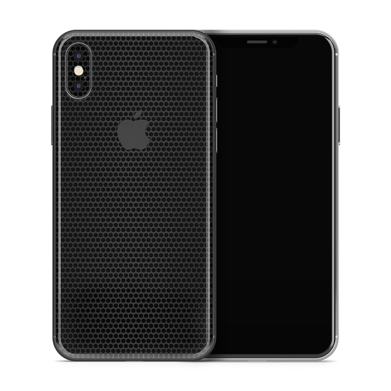 SkinNit Decal Sticker Skin Apple iPhone X Matrix Black (Decal Skin)