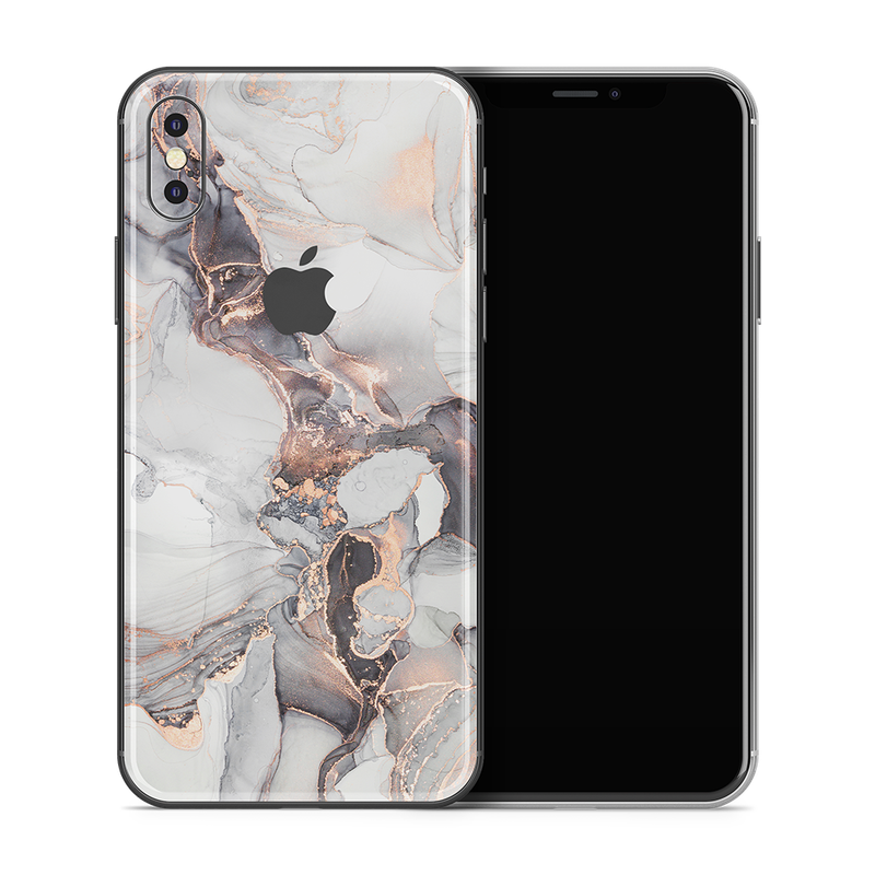 SkinNit Decal Sticker Skin Apple iPhone X Marble Mystic (Decal Skin)
