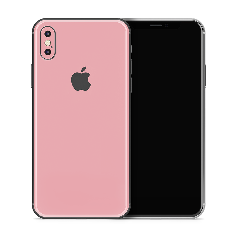 SkinNit Decal Sticker Skin Apple iPhone X Pastel Pink (Decal Skin)