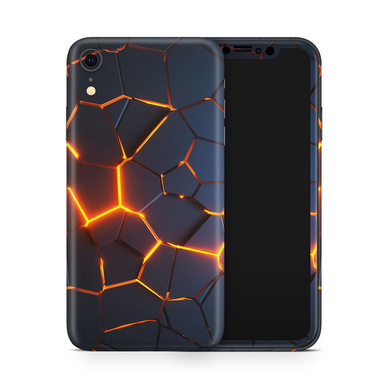 SkinNit Decal Sticker Skin Apple iPhone XR Premium Lava (Decal Skin)