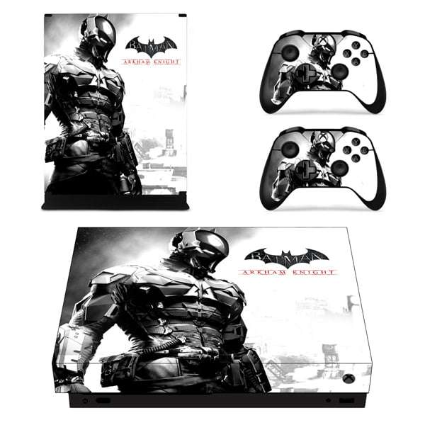 SkinNit Decal Sticker Skin For Xbox One X: Batman Arkham Knight