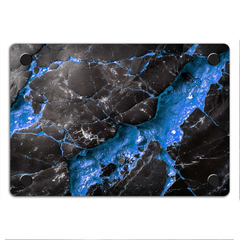 Apple MacBook Decal Skin Sticker: Carbon Stone Blue