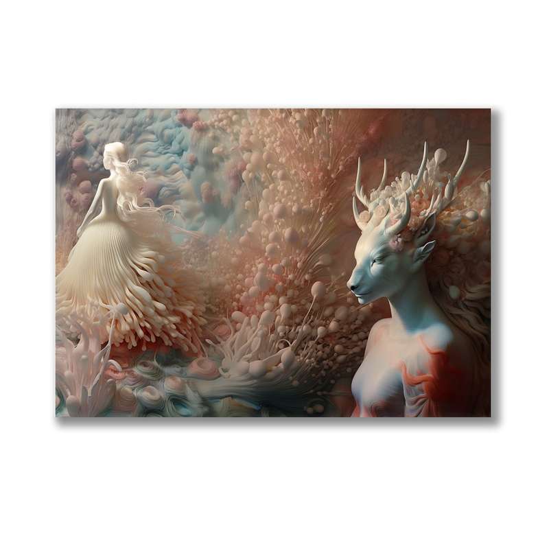 Canvas Wall Art: Surreal Sojourn - Fantasy Canvas Print
