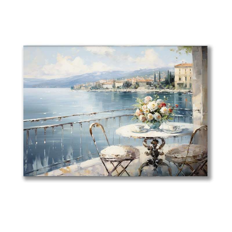 Canvas Wall Art: Lakeside Serenity - Landscape Canvas Print