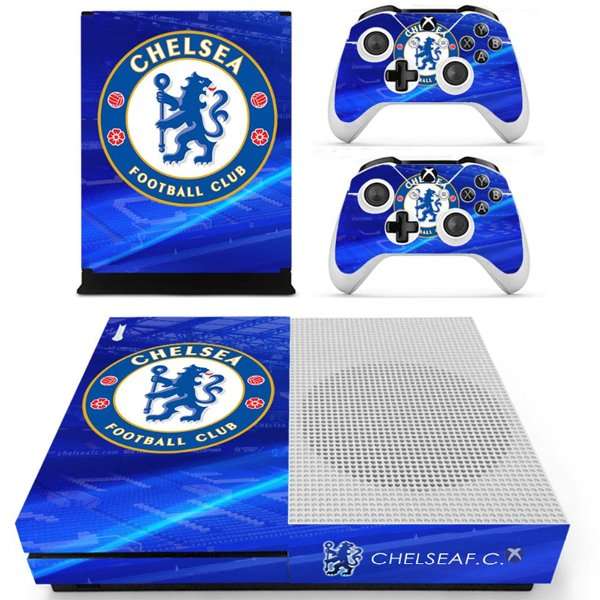 SkinNit Decal Sticker Skin For Xbox One S: Chelsea FC