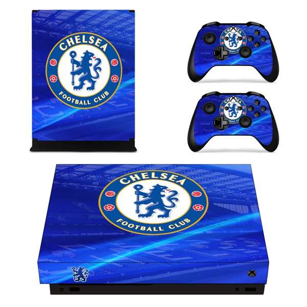 SkinNit Decal Sticker Skin For Xbox One X: Chelsea FC