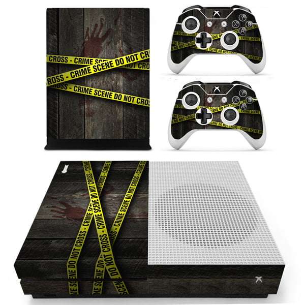 SkinNit Decal Sticker Skin For Xbox One S: Crime Scene