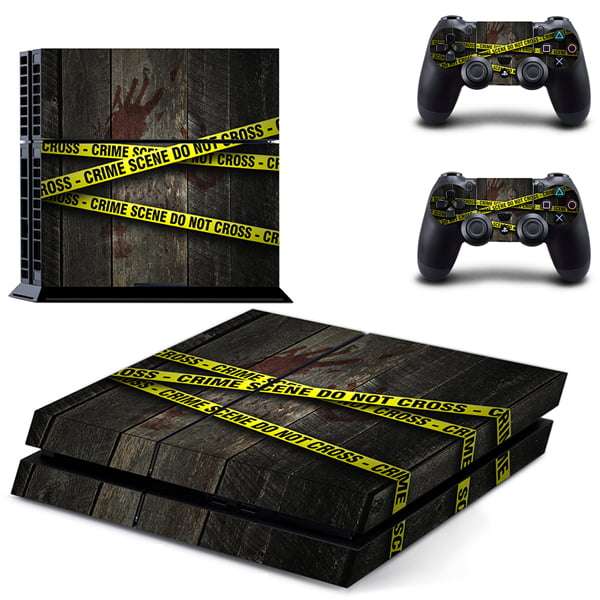 SkinNit Decal Sticker Skin For PS4: Crime Scene 2019