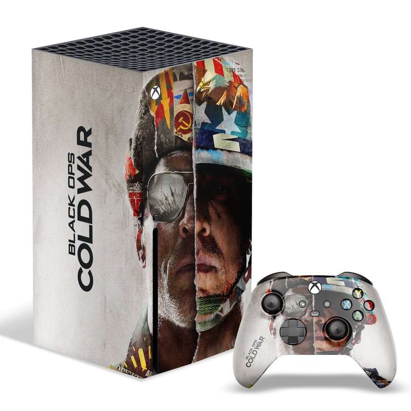 SkinNit Decal Sticker Skin For Xbox Series X: Black Ops Cold War