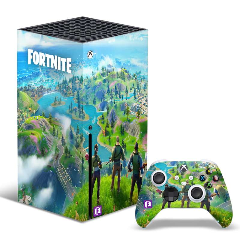 SkinNit Decal Sticker Skin For Xbox Series X: Fortnite