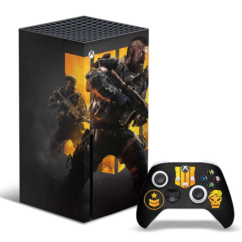 SkinNit Decal Sticker Skin For Xbox Series X: Black Ops 4 2021