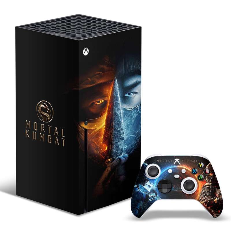 SkinNit Decal Sticker Skin For Xbox Series X: Mortal Kombat