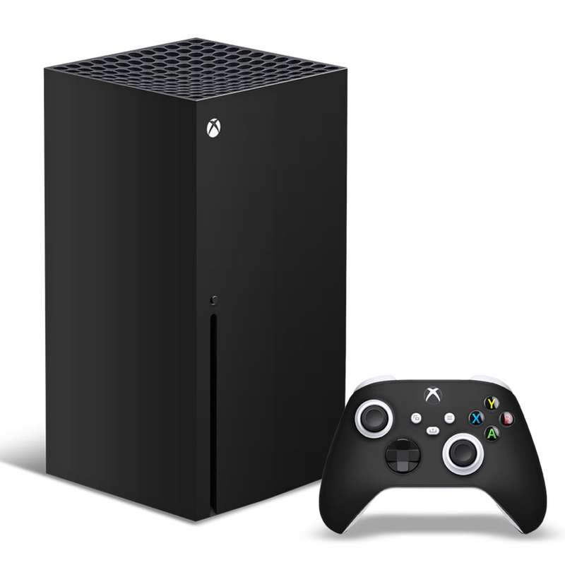 SkinNit Decal Sticker Skin For Xbox Series X: Matte Black