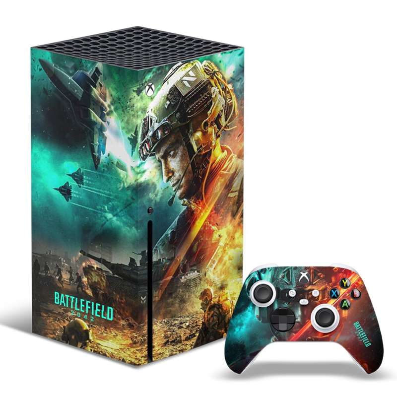 SkinNit Decal Sticker Skin For Xbox Series X: Battlefield