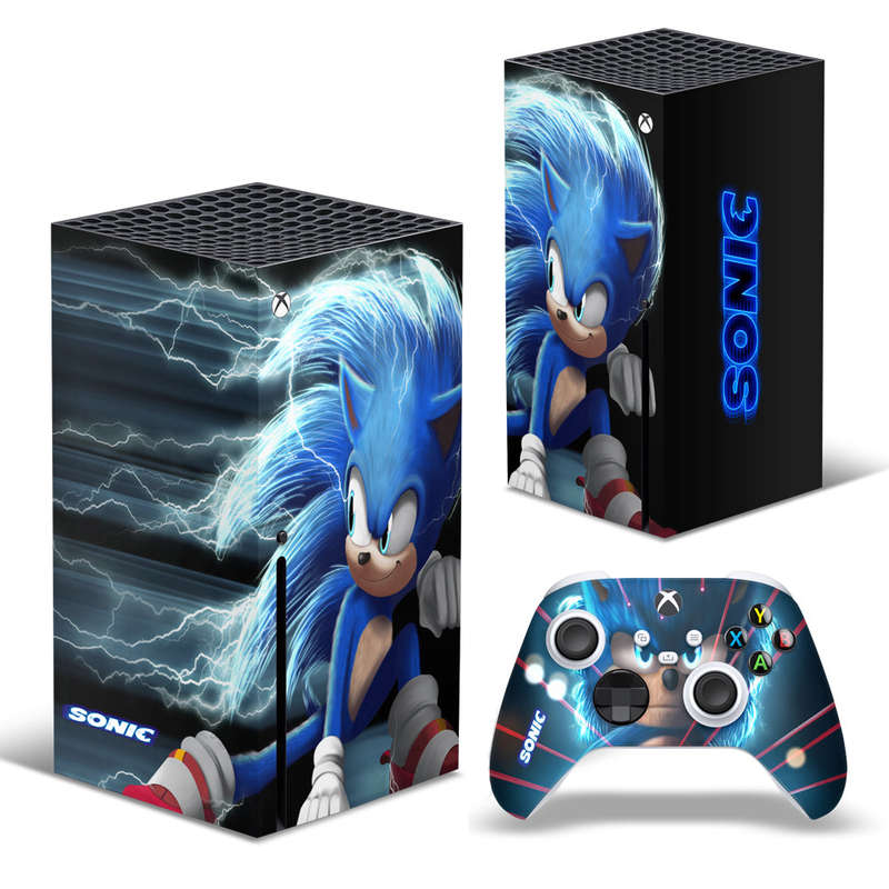 SkinNit Decal Sticker Skin For Xbox Series X: Sonic