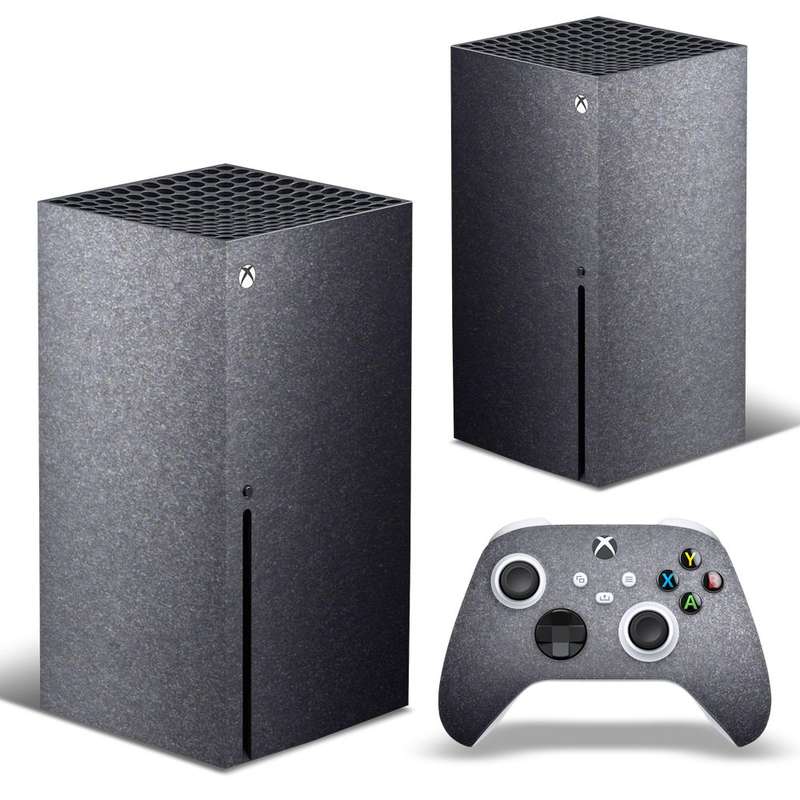 SkinNit Decal Sticker Skin For Xbox Series X: Dark Grey