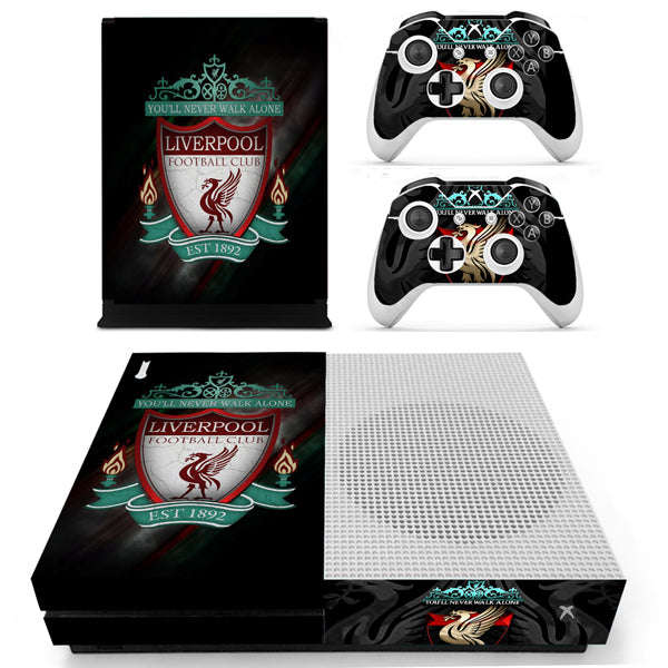 SkinNit Decal Sticker Skin For Xbox One S: Liverpool