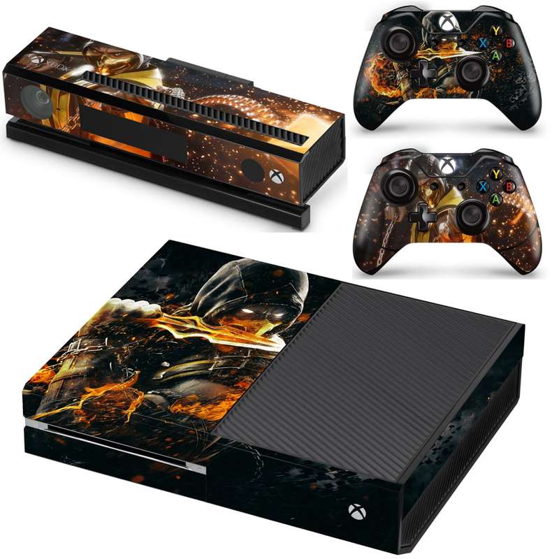 SkinNit Decal Sticker Skin For Xbox One: Scorpion Fire
