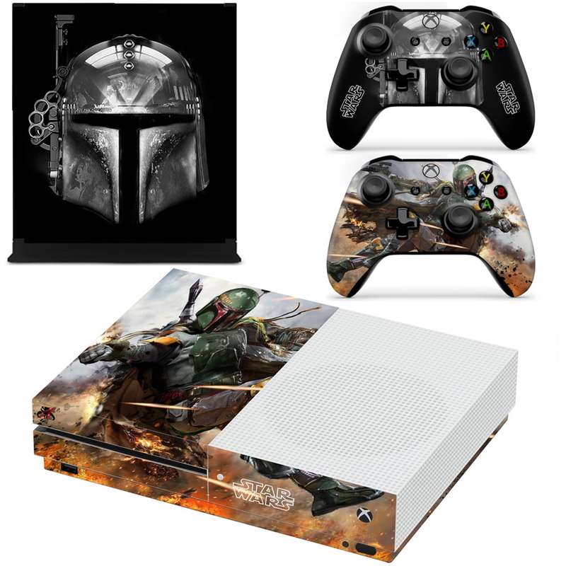 SkinNit Decal Sticker Skin For Xbox One S: Mandalorian