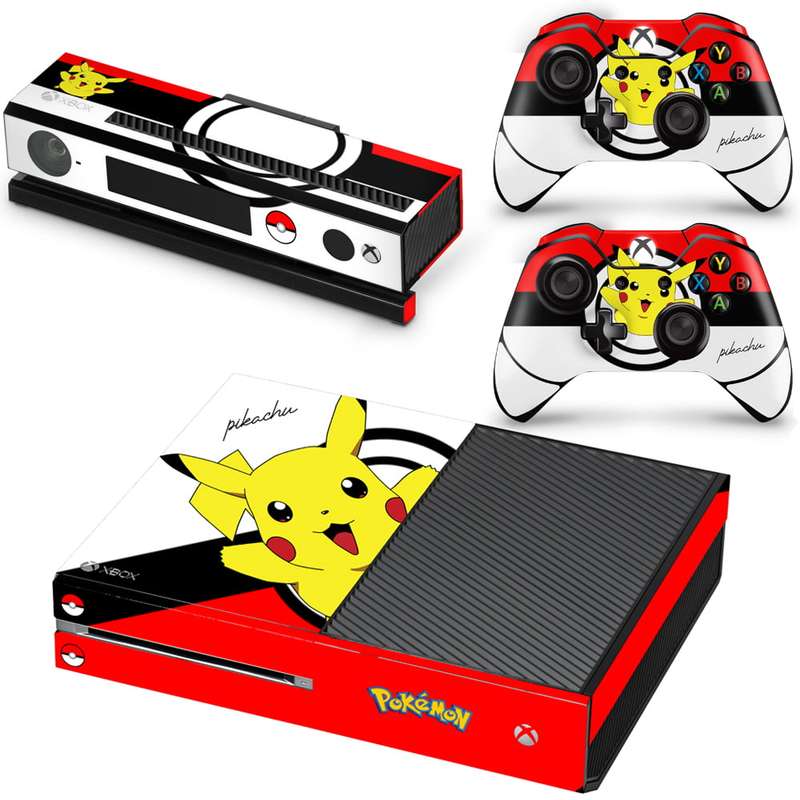 SkinNit Decal Sticker Skin For Xbox One: Pikachu