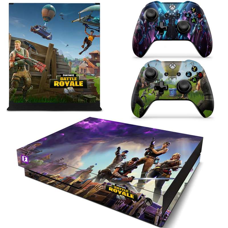 SkinNit Decal Sticker Skin For Xbox one X: Fortnite