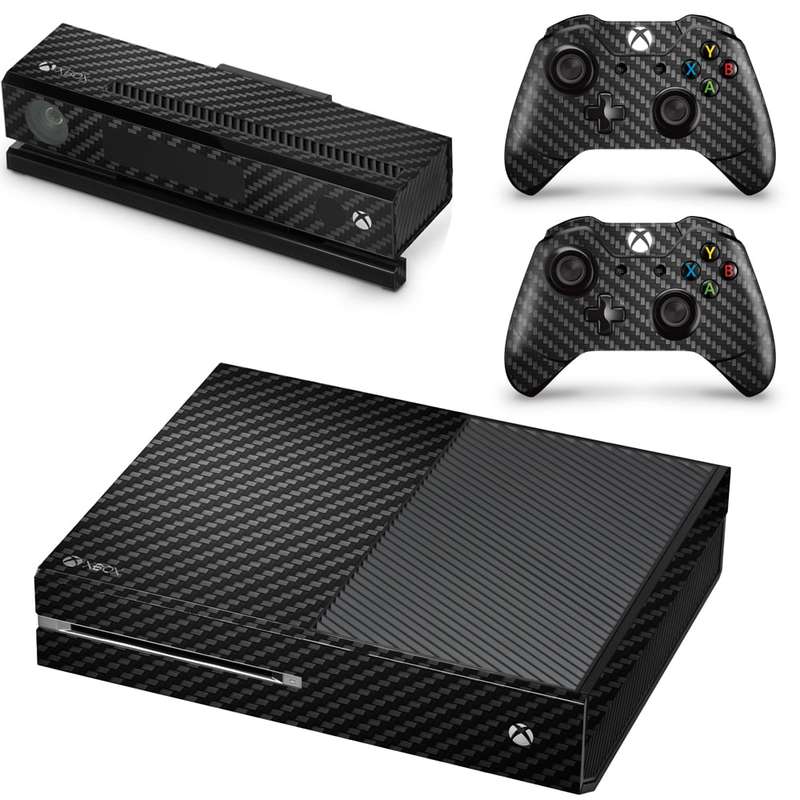 SkinNit Decal Sticker Skin For Xbox one: Carbon Fiber (Textured)