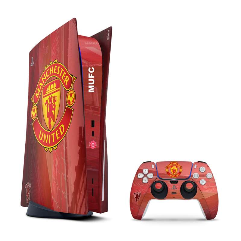 SkinNit Decal Sticker Skin For PS5: Manchester United