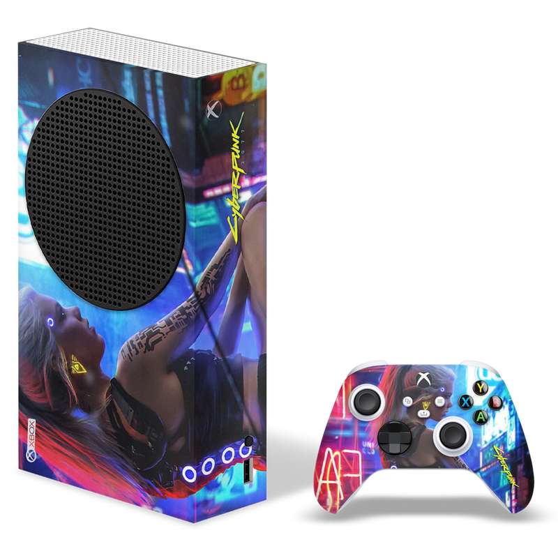 SkinNit Decal Sticker Skin For Xbox Series S: Cyberpunk