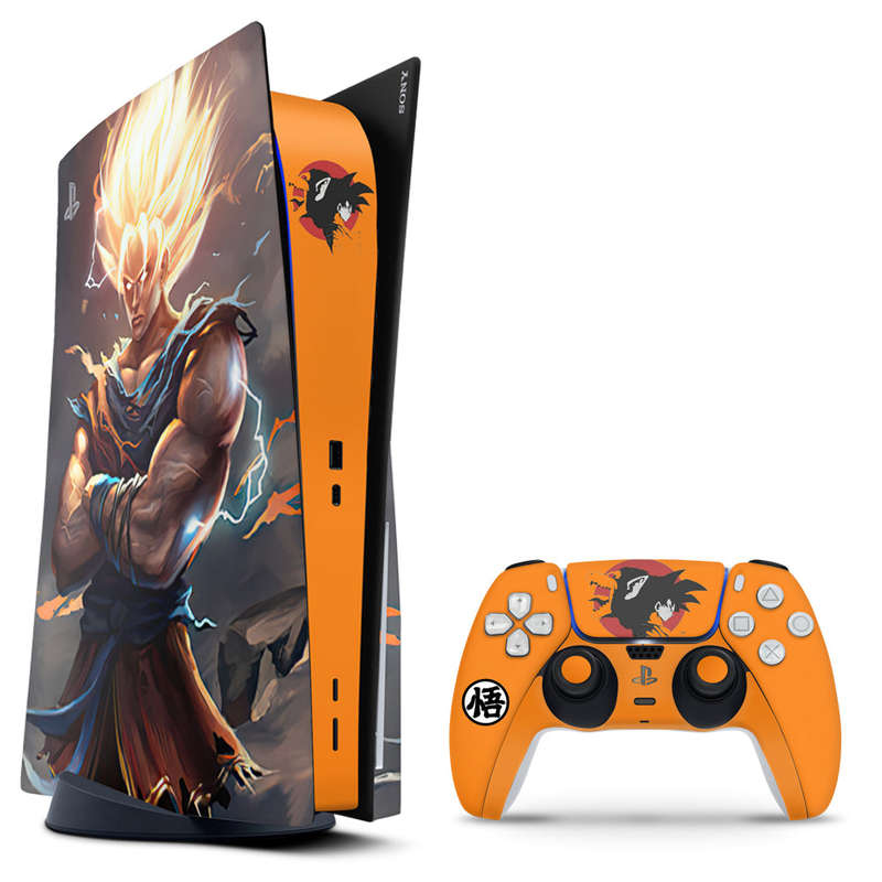SkinNit Decal Sticker Skin For PS5: Dragon Ball Z 2022