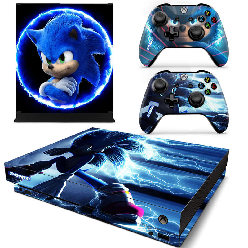 SkinNit Decal Sticker Skin For Xbox One X: Sonic