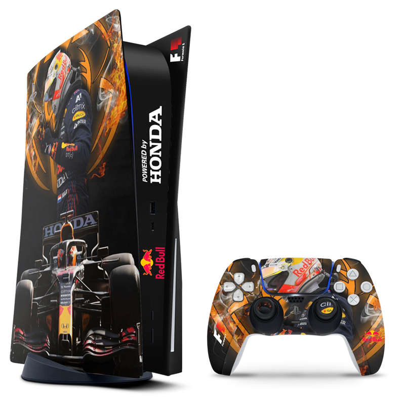 SkinNit Decal Sticker Skin For PS5: Formula 1