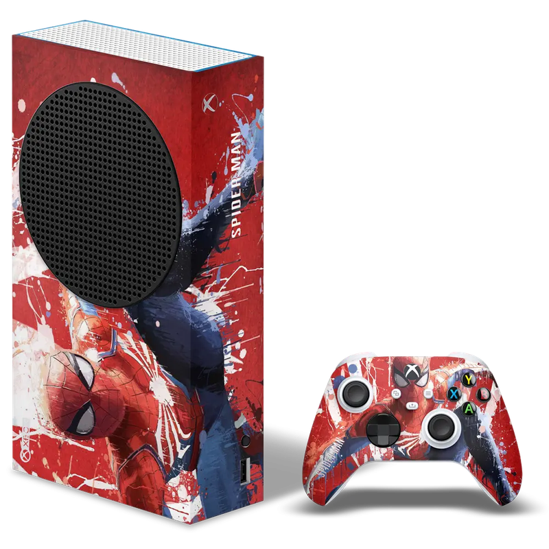 SkinNit Decal Sticker Skin For Xbox Series S: Spider-Man