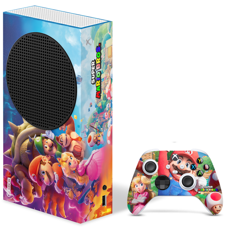 SkinNit Decal Sticker Skin For Xbox Series S: Super Mario Brothers