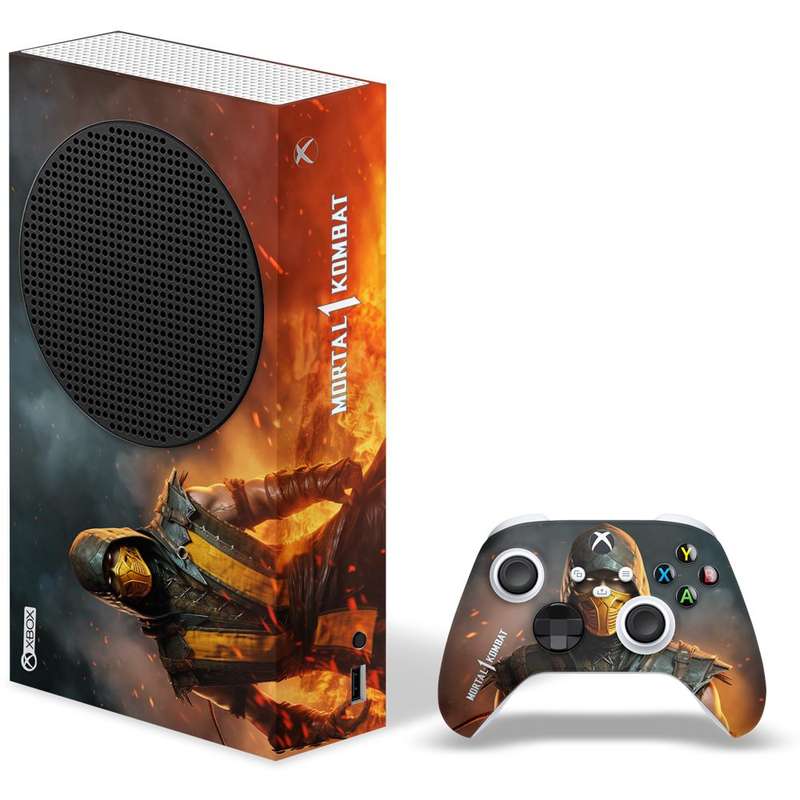 SkinNit Decal Sticker Skin For Xbox Series S: Mortal Kombat 1