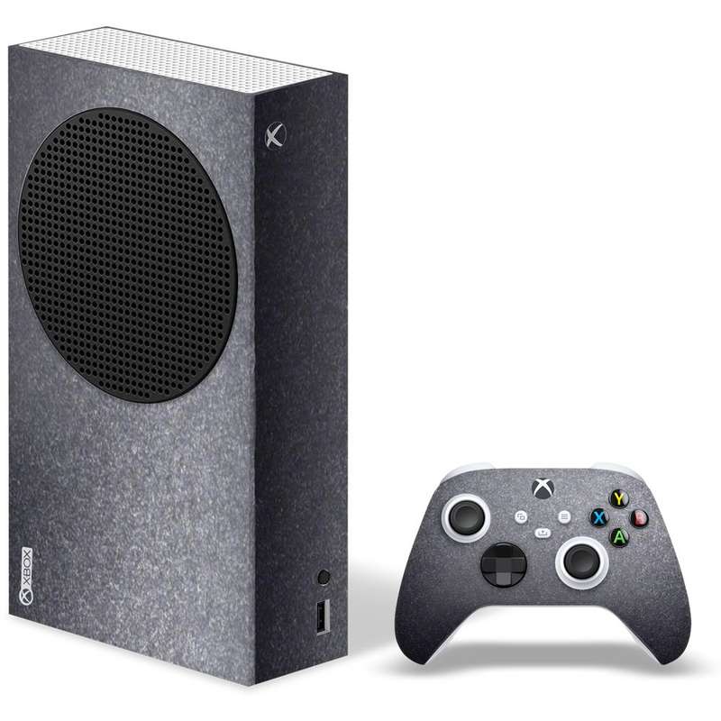 SkinNit Decal Sticker Skin For Xbox Series S: Dark Grey