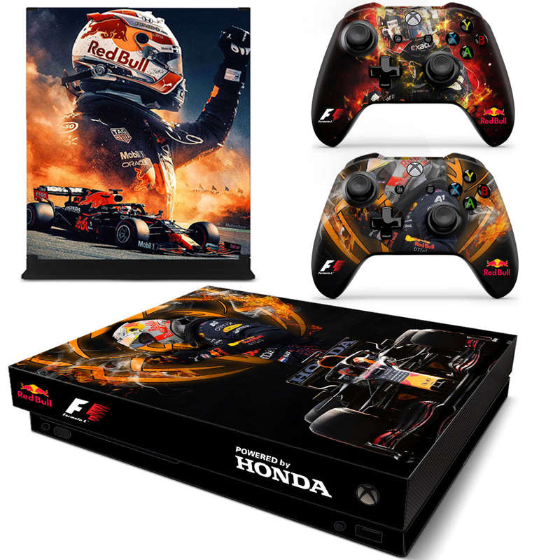 SkinNit Decal Sticker Skin For Xbox One X: Formula 1