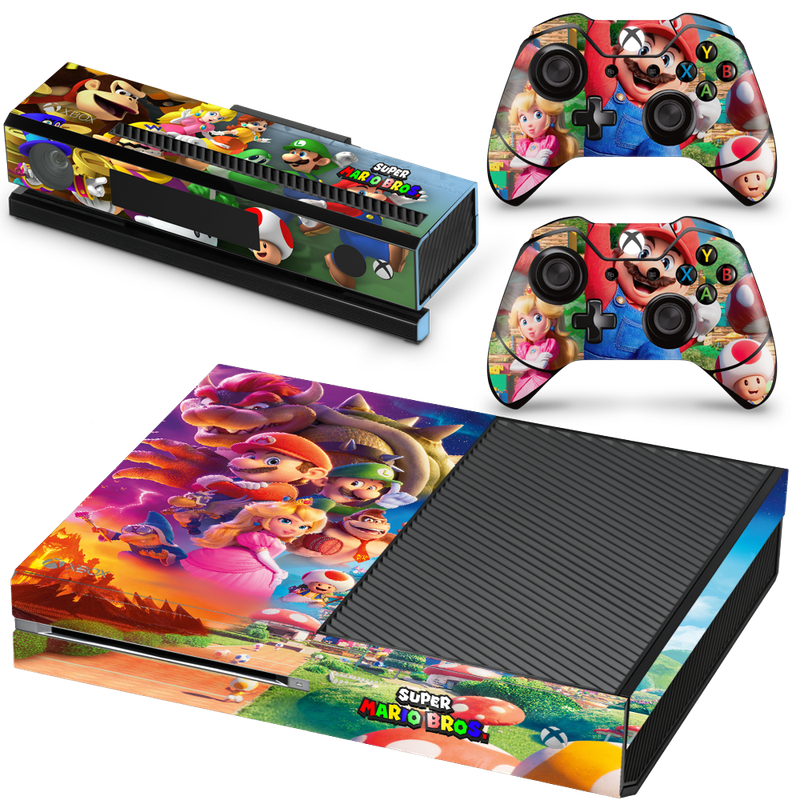 SkinNit Decal Sticker Skin For Xbox One: Super Mario Brothers
