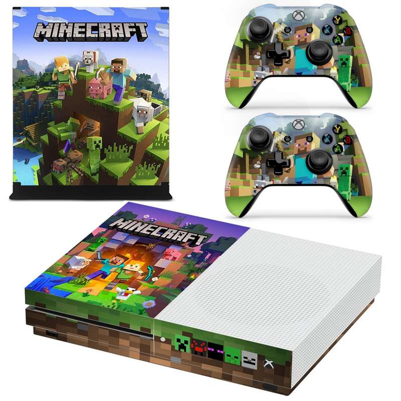 SkinNit Decal Sticker Skin For Xbox One S: Minecraft