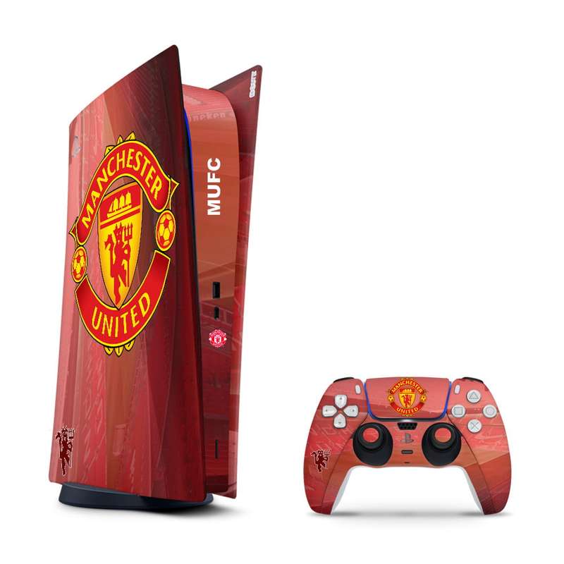 SkinNit Decal Sticker Skin For PS5 Digital (No Disk): Manchester United