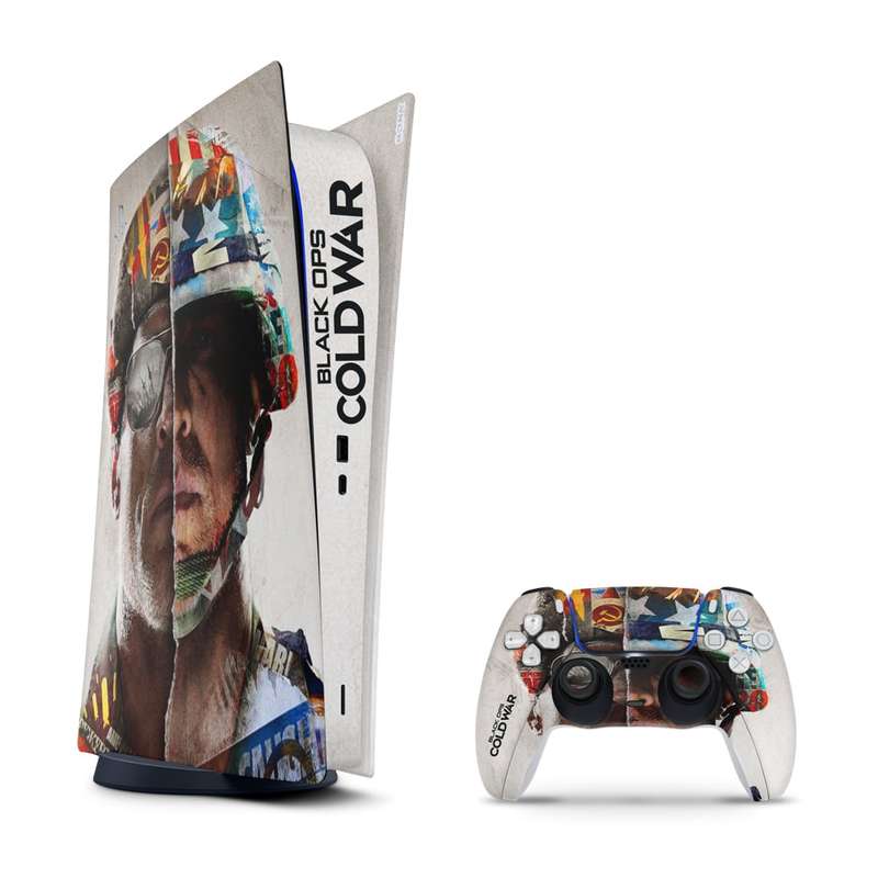 SkinNit Decal Sticker Skin For PS5 Digital (No Disk): Black Ops Cold War