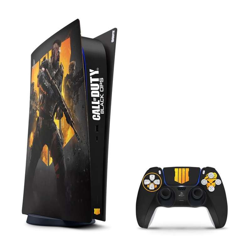 SkinNit Decal Sticker Skin For PS5 Digital (No Disk): Black Ops 4 2021