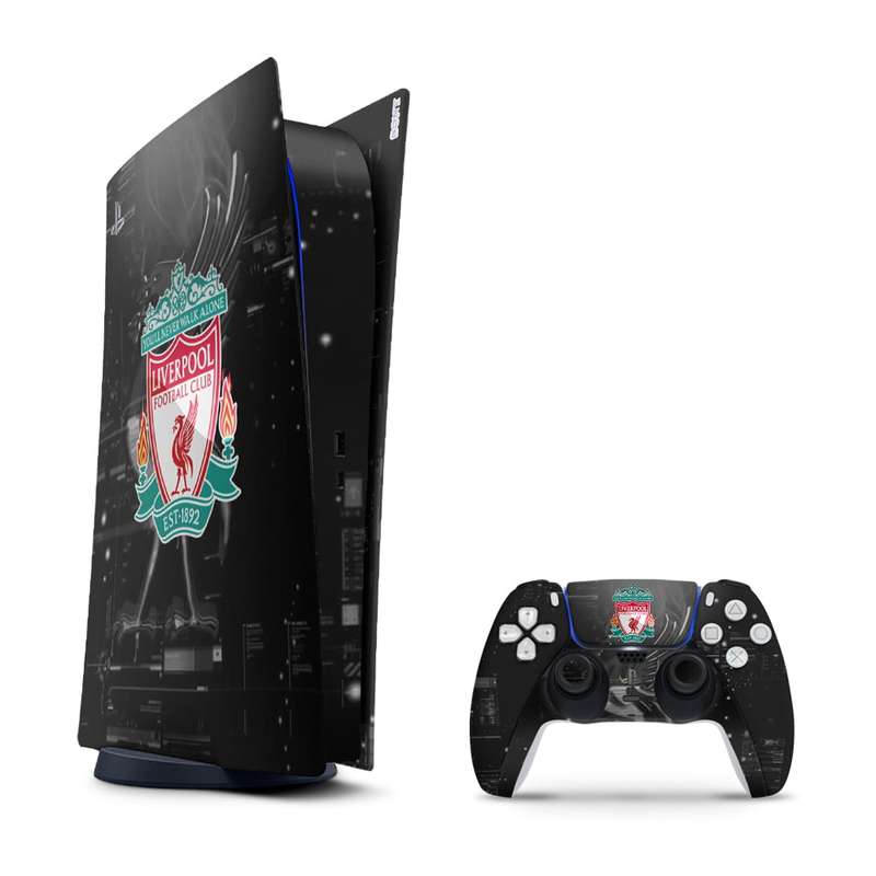 SkinNit Decal Sticker Skin For PS5 Digital (No Disk): Liverpool