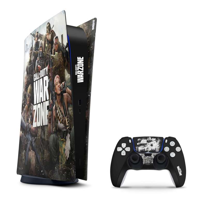 SkinNit Decal Sticker Skin For PS5 Digital (No Disk): Warzone
